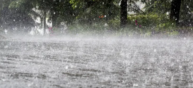 A rain storm